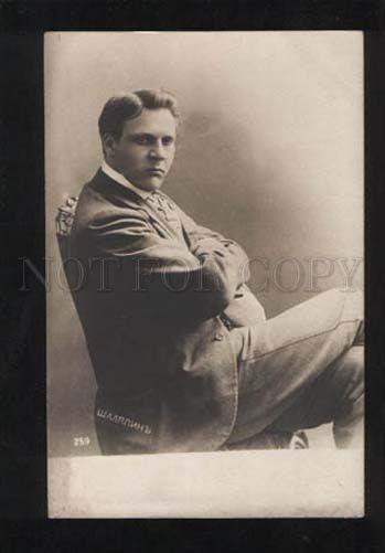 057778 Young CHALIAPIN Russia OPERA Bass PHOTO