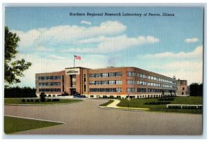 1948 Northern Regional Research Laboratory Scene Of Peoria Illinois IL Postcard