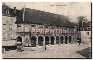Old Postcard The Gray Town Hall