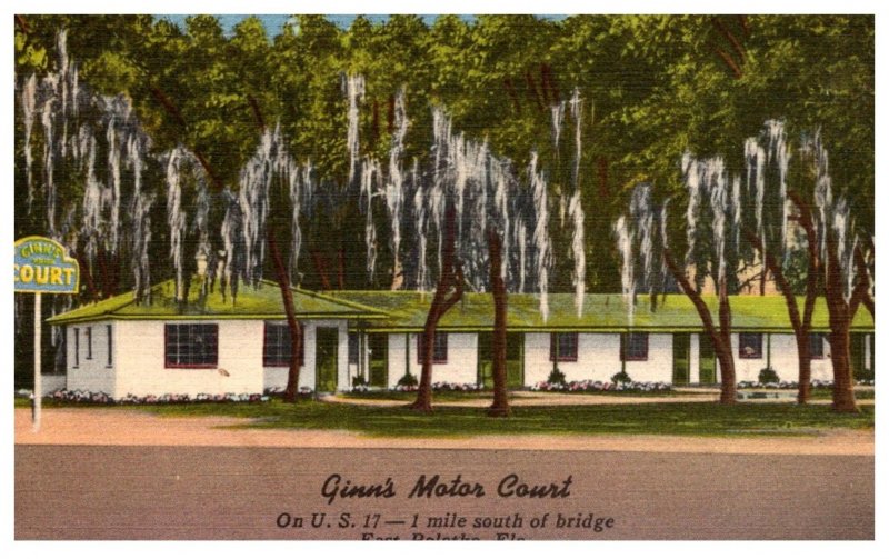 Florida  East Palatka , Ginn's Motor Court