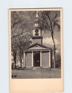 Postcard Congregational Church, Lebanon, Connecticut