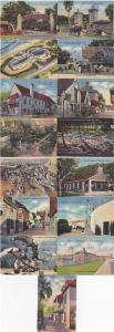 (15 cards) Mini Views of St Augustine FL, Florida - Linen