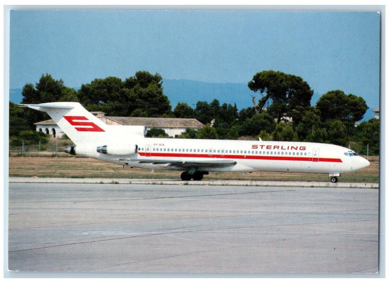 Palma De Mallorca Spain Postcard Wap 58 OY SCA Boeing 727-2H3 Sterling c1950's