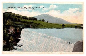 Postcard WATER SCENE Lawton Oklahoma OK AQ7571