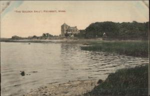 Pocasset Cape Cod MA The Golden Ball c1910 Postcard