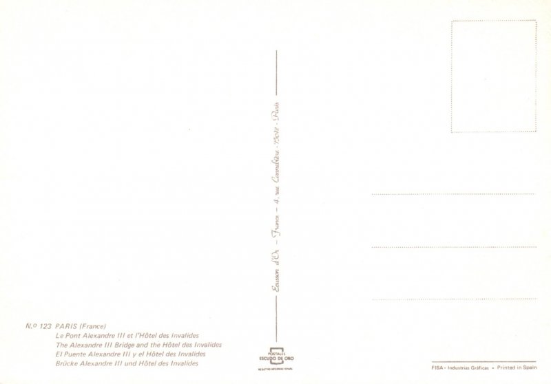 Alexandre III Bridge,Paris,France BIN