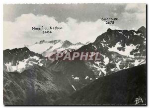 Modern Postcard Luchon Superbagneres The Massif Nethou and Sacroux