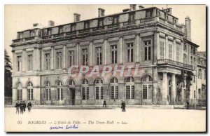 Old Postcard Bourges Hotel de Ville