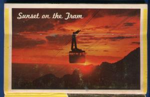 Sandia Peak Tramway Albuquerque New Mexico nm Postcard Folder