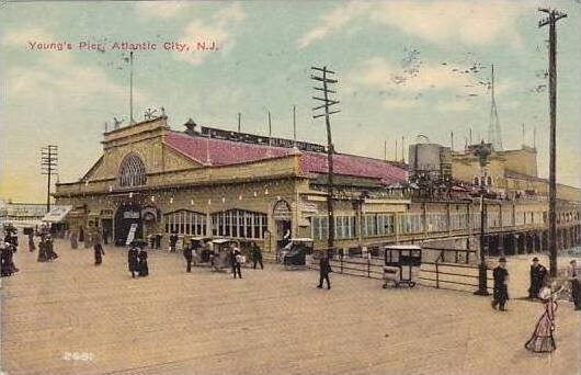 New Jersey Atlantic City Youngs Pier 1910