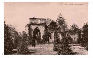 UK - England, Chester. St. John's Priory Ruins