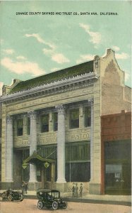 PostcardC-1910 California Santa Ana Orange County Savings Trust 22-13438
