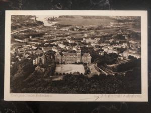 Mint Germany RPPC Real Picture Postcard Zeppelin Airship Recoding War School