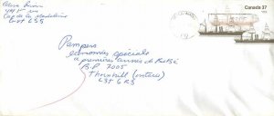 Entier Postal Stationery Postal Canadian Charter Boat Cap de la Madeleine