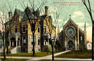 New York Buffalo Bishop Colton's Residence and Chapel 1920