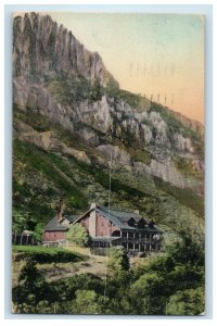 1923 The Hermitage Ogden Canyon Utah UT Handcolored Posted Vintage Postcard