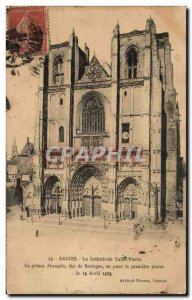 Les Moutiers - La Cathedrale Saint Pierre - Old Postcard