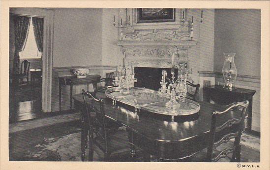 Interior Dining Room At Mount Vernon Virginia