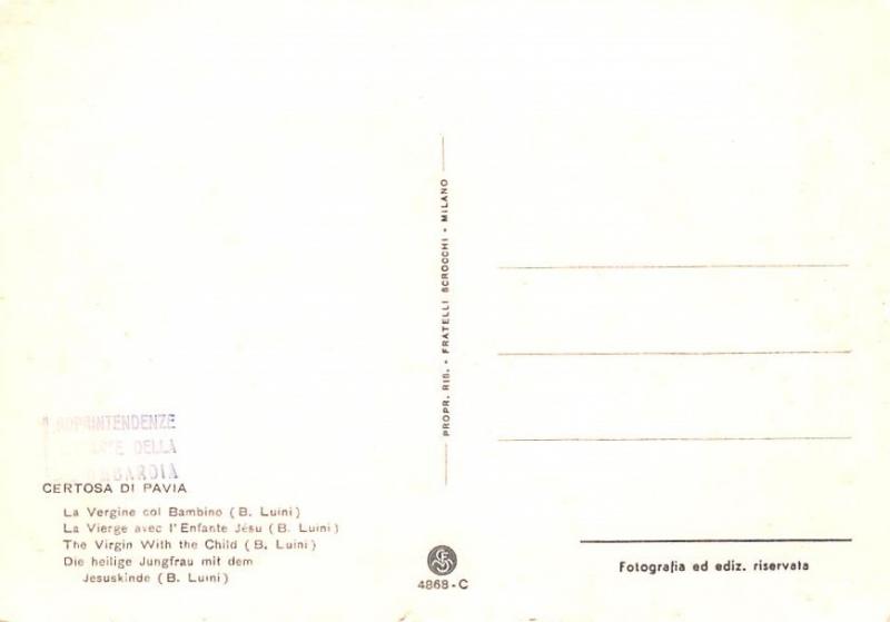 Virgin with the Child - Certosa Di Pavia