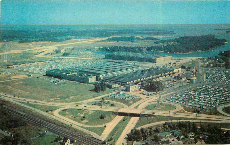 Aircraft Factory Martin Plant Middle River Maryland 1960s postcard Traub 5524