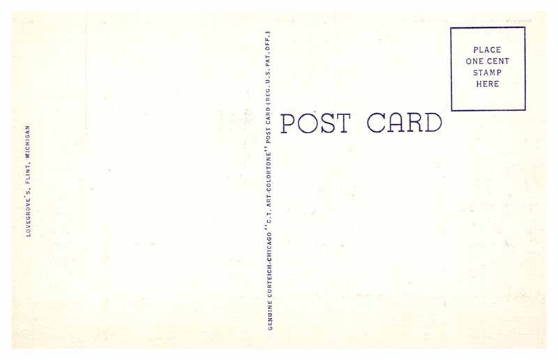 Postcard SCHOOL SCENE Flint Michigan MI AT7102