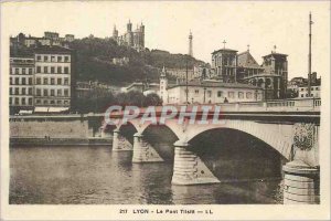 Postcard Lyon Old Bridge Tilsit