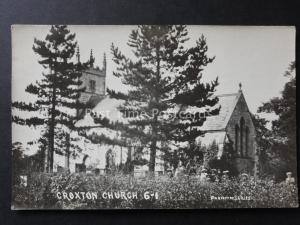 North Lincolnshire CROXTON CHURCH Old RP Plain Back Postcard