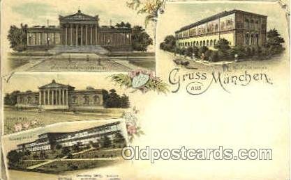 Munchen Gruss Aus Greetings From 1897 