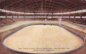 Utah Great Salt Lake Interior Of Great Coliseum Saltair Beach Seating Capacit...