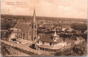 Netherlands Katwijk Aan Zee Panorama Vintage Postcard 09.42