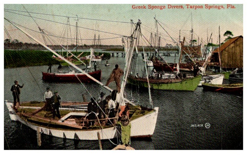 Florida Tarpon Springs Greek Sponge Divers