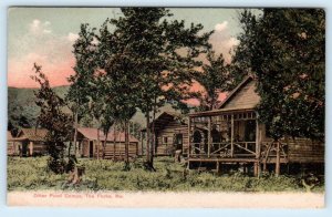 THE FORKS, Maine ME ~ OTTER POND CAMPS Somerset County c1900s UDB Postcard