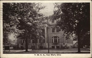 Van Wert Ohio OH YMCA c1920s-30s Postcard