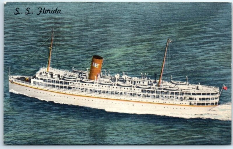 Postcard - S. S. Florida Nassau Cruise, P. & O. Steamship Co. - Miami, Florida