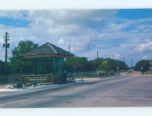 Pre-1980 BERGSTROM AIR FORCE BASE FRONT GATE Austin Texas TX AF7946@