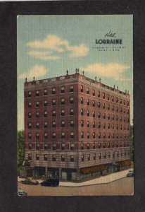 OH Hotel Lorraine Toledo Ohio Postcard