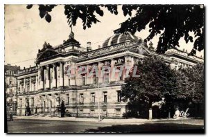 Postcard Old Strasbourg Library