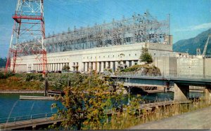 Washington Bonneville Dam On The Columbia River Powerhouse