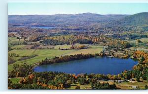 Lake Sunnyside Glen Lake Glen Falls NY Vintage Postcard D95