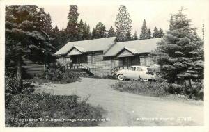 Almanor California Cottages 1940s Plumas Pines Eastman Studios RPPC 6310