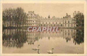 Postcard Old Palace of Fontainebleau La Douce France Facade of the Palace to ...