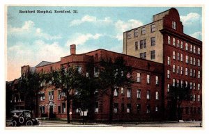 Postcard HOSPITAL SCENE Rockford Illinois IL AU9975