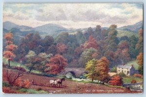 Ireland Postcard Vale of Clara County Wicklow c1910 Antique Oilette Tuck Art