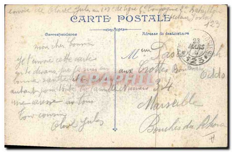 Postcard Former Army General De Castelnau