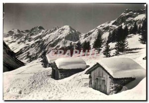 Modern Postcard Images From home we Barns In Winter In Winter