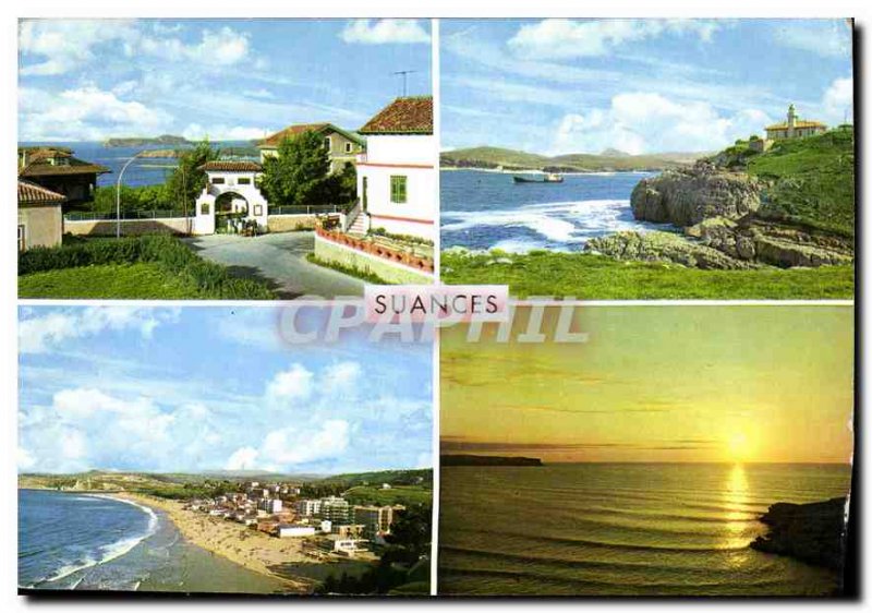 Postcard Modern Suances Santander