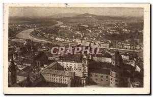 Postcard Old Salzburg von der Festung