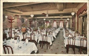 Boston MA Caf� Minerva Restaurant #81586 c1910 Detroit Publishing Postcard