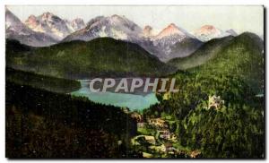 Austria Austria Osterreich Old Postcard Konigschloss Hohenschwangau