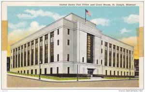 ST. JOSEPH, Missouri, 1930-1940´s; United States Post Office And Court House